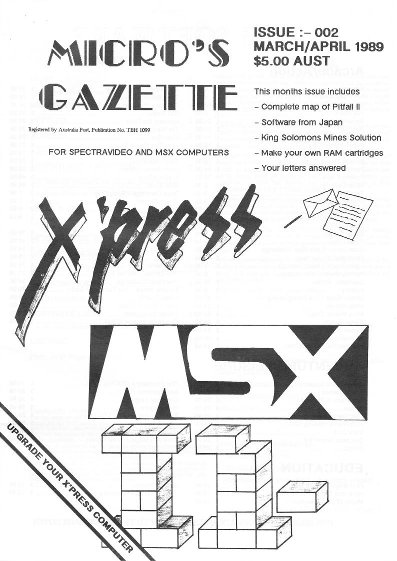 Micros Gazette Issue 002